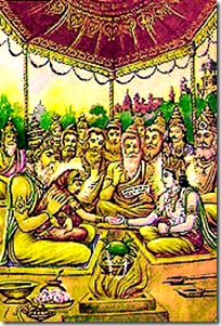 [Sita-Rama marriage sacrifice]