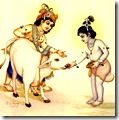 [Krishna and Balarama with cow]