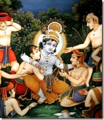 Image result for Krishna playing with other kids"