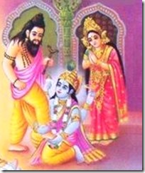 [Vishnu and Bhrigu]