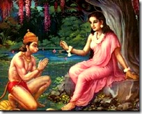 [Sita and Hanuman]